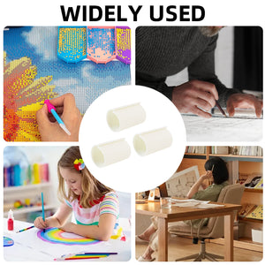 Diamond Painting Canvas Roll Holder for Diamond Art Fabric Crafts (3pcs L White)