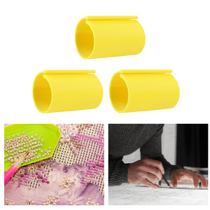 Diamond Painting Canvas Roll Holder for Diamond Art Fabric (3pcs L Yellow)