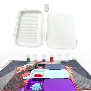 Diamond Painting Tray Organizer Diamond Art Tray for DIY Crafts (White)