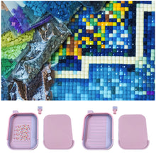 Load image into Gallery viewer, Diamond Painting Tray Organizer Diamond Art Tray for DIY Crafts (Dopamine)

