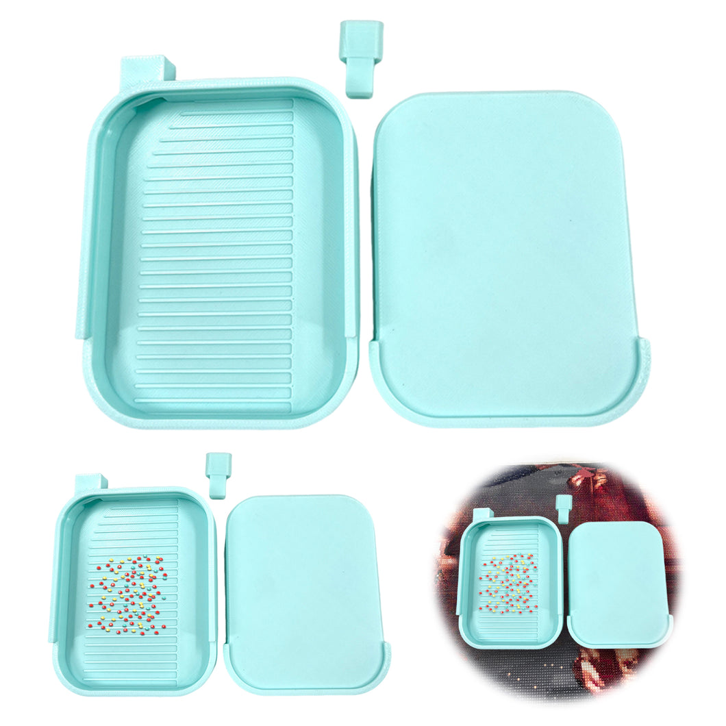 Diamond Painting Tray Organizer Diamond Art Tray for DIY Crafts (Blue White)