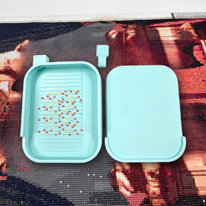 Diamond Painting Tray Organizer Diamond Art Tray for DIY Crafts (Blue White)