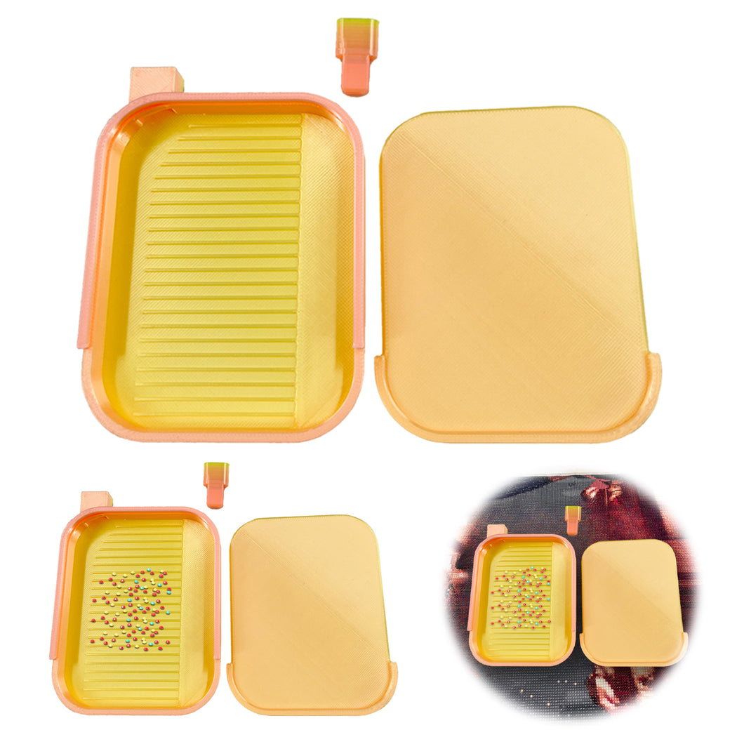 Diamond Painting Tray Organizer Diamond Art Tray for DIY Crafts (Peach)