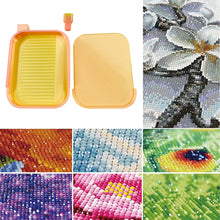 Load image into Gallery viewer, Diamond Painting Tray Organizer Diamond Art Tray for DIY Crafts (Peach)
