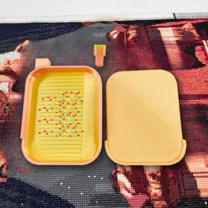 Diamond Painting Tray Organizer Diamond Art Tray for DIY Crafts (Peach)