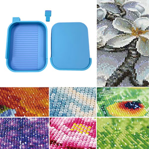 Diamond Painting Tray Organizer Diamond Art Tray for DIY Crafts (Winter)