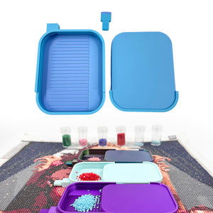 Diamond Painting Tray Organizer Diamond Art Tray for DIY Crafts (Winter)