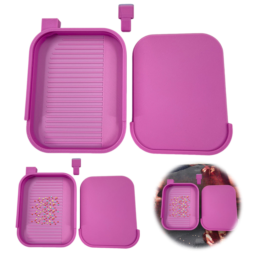 Diamond Painting Tray Organizer Diamond Art Tray for DIY Crafts (Pink Blue)