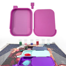 Load image into Gallery viewer, Diamond Painting Tray Organizer Diamond Art Tray for DIY Crafts (Pink Blue)
