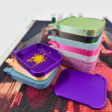 Load image into Gallery viewer, Diamond Painting Tray Organizer Diamond Art Tray for DIY Crafts (Purple)
