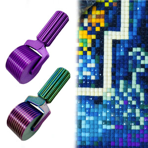 2pcs Diamond Painting Roller for Crafting Diamond Painting (Purple Purple-Green)