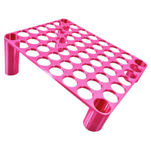 Load image into Gallery viewer, 56 Grid Diamond Painting Can Organizer High &amp; Low Foot Storage Rack Tool (Pink)
