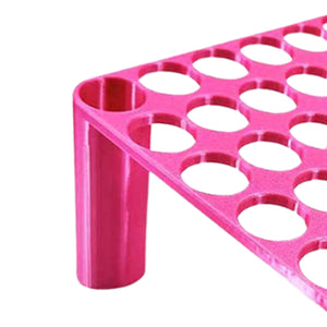 56 Grid Diamond Painting Can Organizer High & Low Foot Storage Rack Tool (Pink)