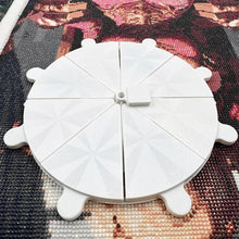 Load image into Gallery viewer, Diamond Painting Tray 8 Grids Drill Plate Octagonal Spiral Bottom Plate (White)
