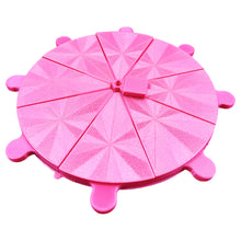 Load image into Gallery viewer, Diamond Painting Tray 8 Grids Drill Plate Octagonal Spiral Bottom Plate (Red)
