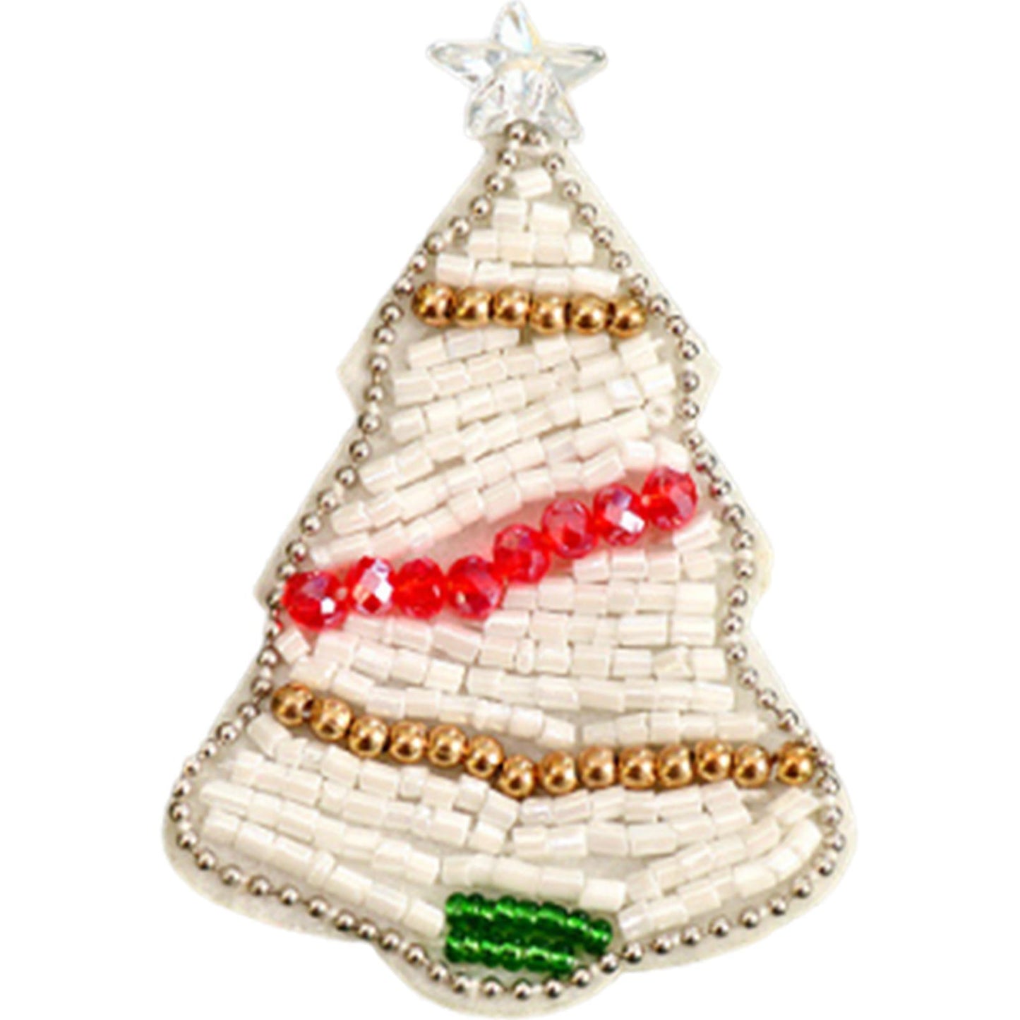 Christmas Tree Beaded Patches DIY Applique Clothes Patch for Clothing Fabric Bag