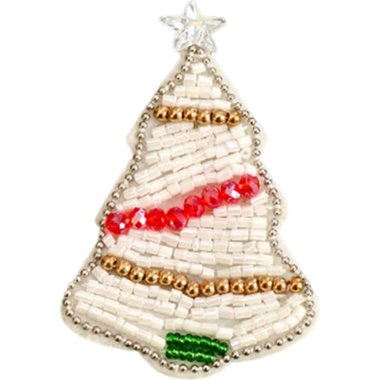 Christmas Tree Beaded Patches DIY Applique Clothes Patch for Clothing Fabric Bag