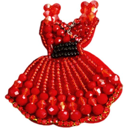 Skirt Beaded Patches DIY Applique Clothes Patch for Clothing Fabric Bags