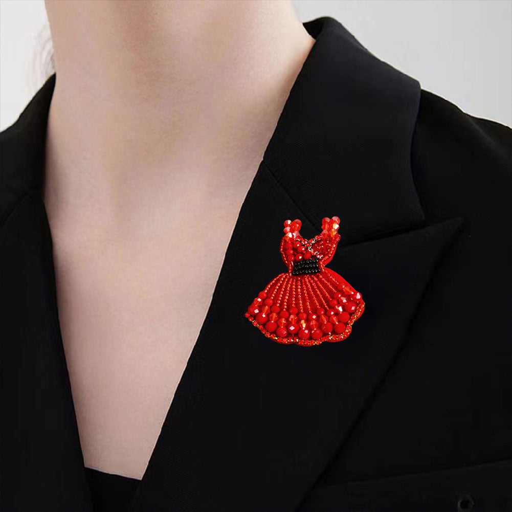 Skirt Beaded Patches DIY Applique Clothes Patch for Clothing Fabric Bags