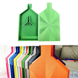 2pcs Diamond Painting Tray Y-Shaped Bead Storage Sorting Plate Tool (Green)