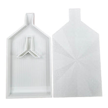 Load image into Gallery viewer, 2pcs Diamond Painting Tray Y-Shaped Bead Storage Sorting Plate Tool (White)
