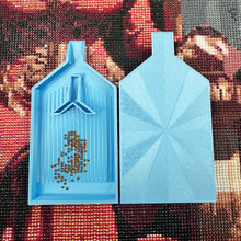 Load image into Gallery viewer, 2pcs Diamond Painting Tray Y-Shaped Bead Storage Sorting Plate Tool (Sky Blue)

