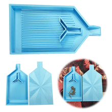 Load image into Gallery viewer, 2pcs Diamond Painting Tray Y-Shaped Bead Storage Sorting Plate Tool (Sky Blue)
