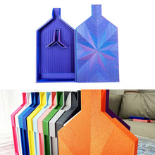 Load image into Gallery viewer, 2pcs Diamond Painting Tray Y-Shaped Bead Storage Sorting Plate (Blue-Purple)
