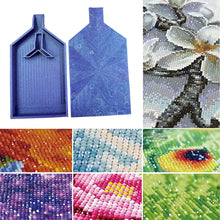 Load image into Gallery viewer, 2pcs Diamond Painting Tray Y-Shaped Bead Storage Sorting Plate (Flash Purple)
