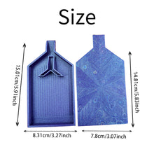 Load image into Gallery viewer, 2pcs Diamond Painting Tray Y-Shaped Bead Storage Sorting Plate (Flash Purple)
