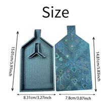 Load image into Gallery viewer, 2pcs Diamond Painting Tray Y-Shaped Bead Storage Sorting Plate Tool (Black)
