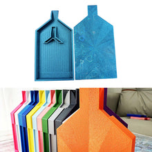 Load image into Gallery viewer, 2pcs Diamond Painting Tray Y-Shaped Bead Storage Sorting Plate (Flash Blue)
