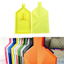 Load image into Gallery viewer, 2pcs Diamond Painting Tray Y-Shaped Bead Storage Sorting Plate Tool (Yellow)
