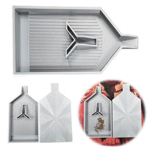 Load image into Gallery viewer, 2pcs Diamond Painting Tray Y-Shaped Bead Storage Sorting Plate Tool (Gray)
