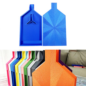 2pcs Diamond Painting Tray Y-Shaped Bead Storage Sorting Plate Tool (Blue)