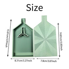 Load image into Gallery viewer, 2pcs Diamond Painting Tray Y-Shaped Bead Storage Sorting Plate (Dark Green)
