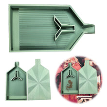 Load image into Gallery viewer, 2pcs Diamond Painting Tray Y-Shaped Bead Storage Sorting Plate (Dark Green)
