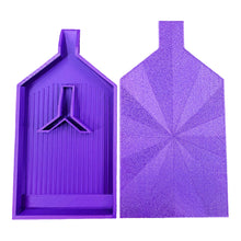 Load image into Gallery viewer, 2pcs Diamond Painting Tray Y-Shaped Bead Storage Sorting Plate Tool (Purple)
