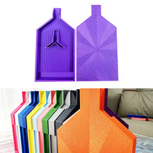 Load image into Gallery viewer, 2pcs Diamond Painting Tray Y-Shaped Bead Storage Sorting Plate Tool (Purple)
