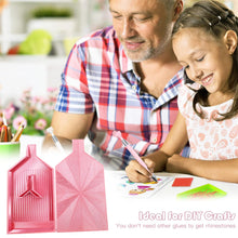 Load image into Gallery viewer, 2pcs Diamond Painting Tray Y-Shaped Bead Storage Sorting Plate Tool (Pink)

