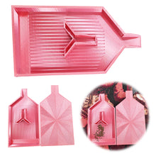 Load image into Gallery viewer, 2pcs Diamond Painting Tray Y-Shaped Bead Storage Sorting Plate Tool (Pink)

