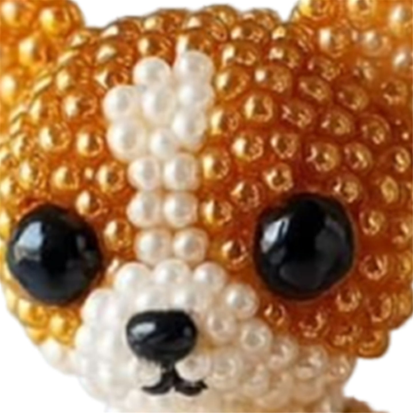 Dog Bead Embroidery Kit 3D Animal Dog Shape Bead Embroidery Set (Chihuahua)