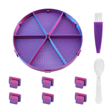 Load image into Gallery viewer, Beads Sorting Storage Tray Fully Enclosed Diamond Painting Tools (Blue Purple)
