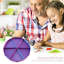 Load image into Gallery viewer, Beads Sorting Storage Tray Fully Enclosed Diamond Painting Tools (Blue Purple)
