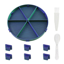 Load image into Gallery viewer, Beads Sorting Storage Tray Fully Enclosed Diamond Painting Tools (Blue Green)
