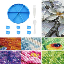 Load image into Gallery viewer, Round Beads Sorting Storage Tray Fully Enclosed Diamond Painting Tools (Blue)
