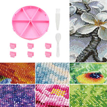 Load image into Gallery viewer, Round Beads Sorting Storage Tray Fully Enclosed Diamond Painting Tools (Pink)
