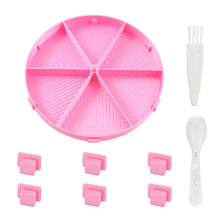 Load image into Gallery viewer, Round Beads Sorting Storage Tray Fully Enclosed Diamond Painting Tools (Pink)
