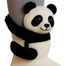 Load image into Gallery viewer, 1 Pair 3D Doll Socks Funny Cartoon Animal Cotton Socks for Girls Women (panda)
