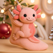 Load image into Gallery viewer, 1 Pair 3D Doll Socks Funny Cartoon Animal Cotton Socks for Girls Women(Axolotl)
